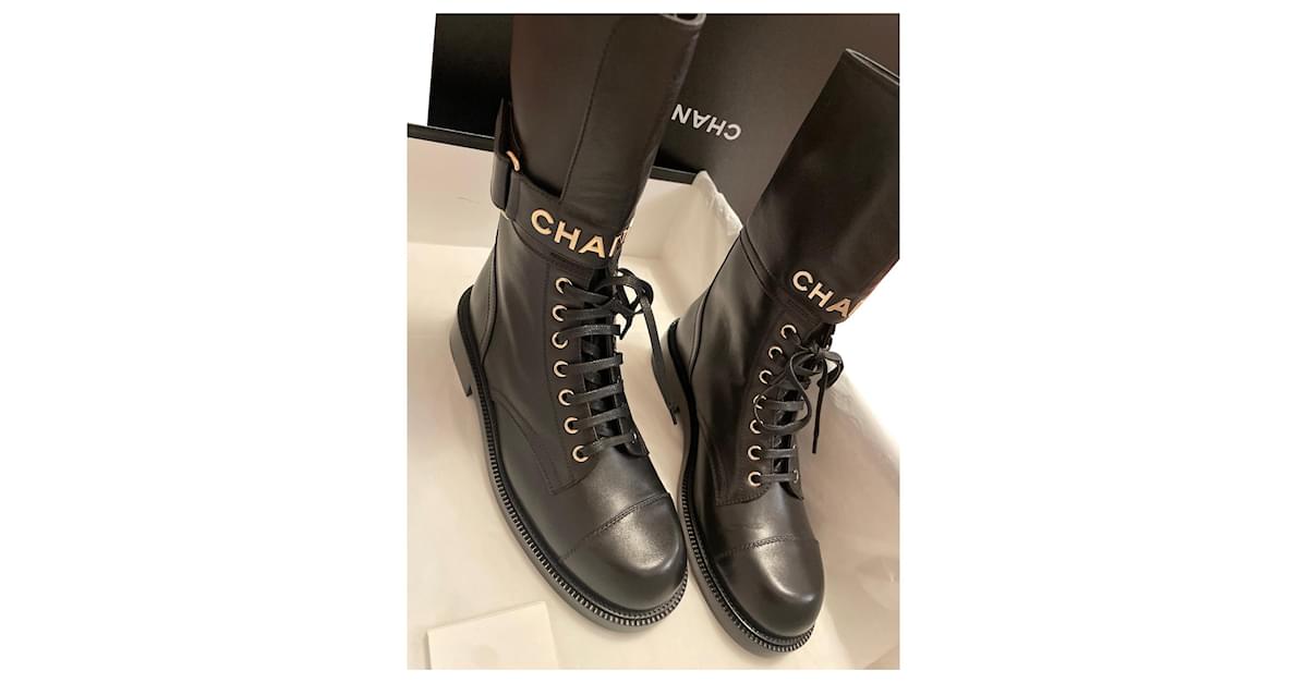 Chanel High Boots (Beige)