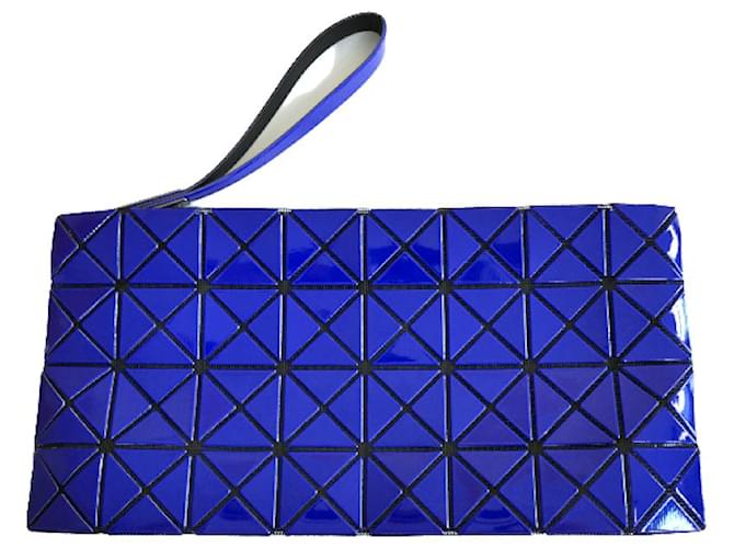 Issey Miyake Bao Bao Prism Clutch Bag Cobalt Blue Synthetic ref