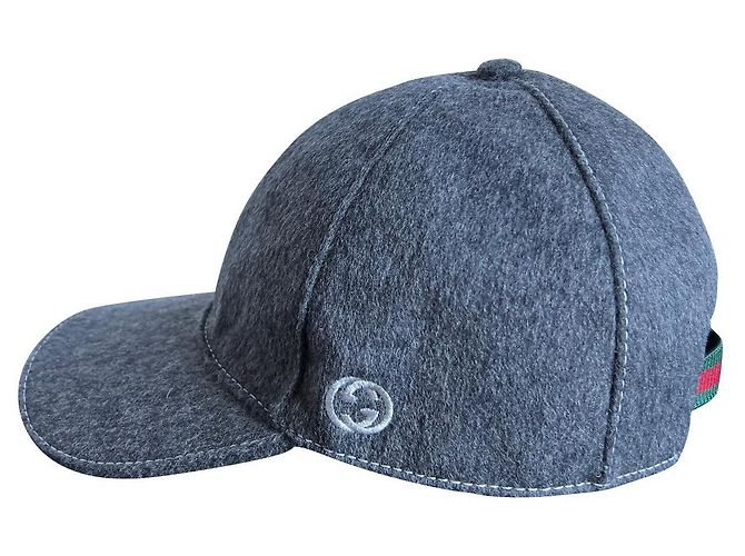 Gucci Hats Grey Wool ref.591652 - Joli Closet display picture 3