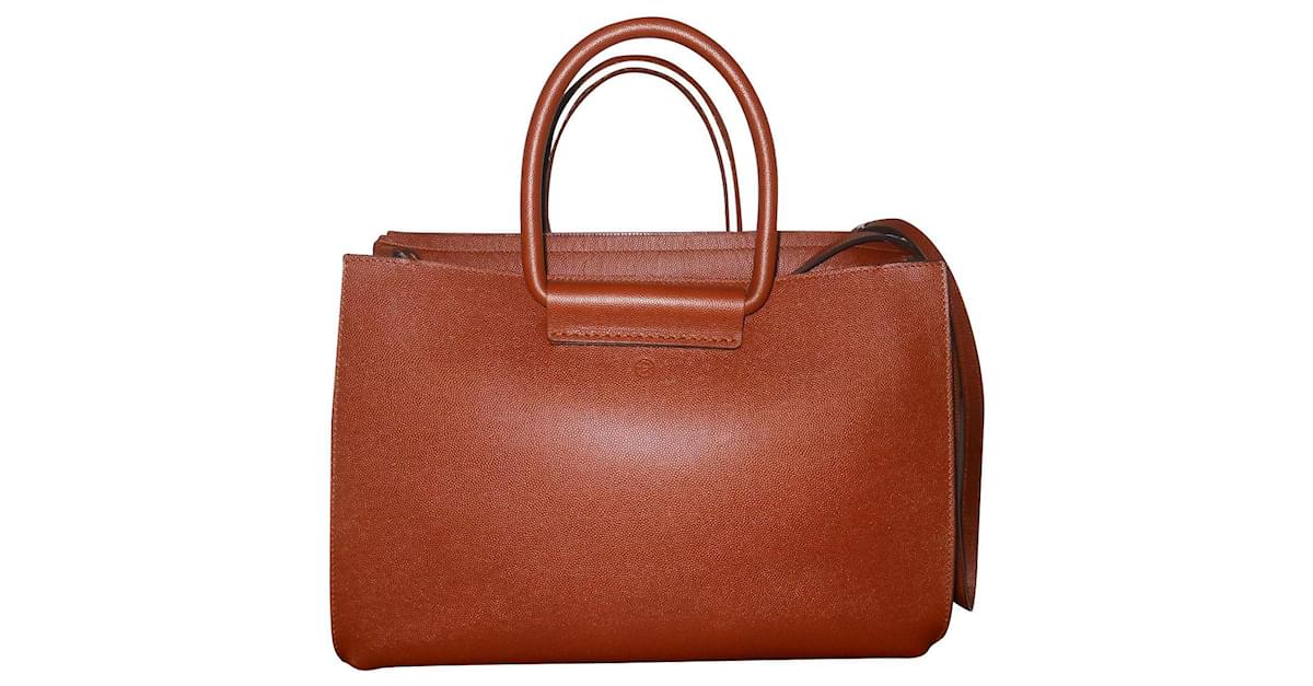 Céline Handbags Dark brown Leather ref.62799 - Joli Closet