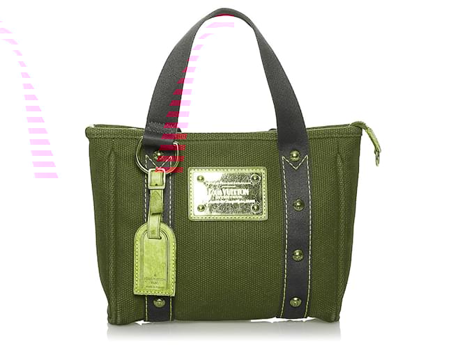 Louis Vuitton Red Antigua Cabas PM Purple Cloth Cloth ref.599614 Joli