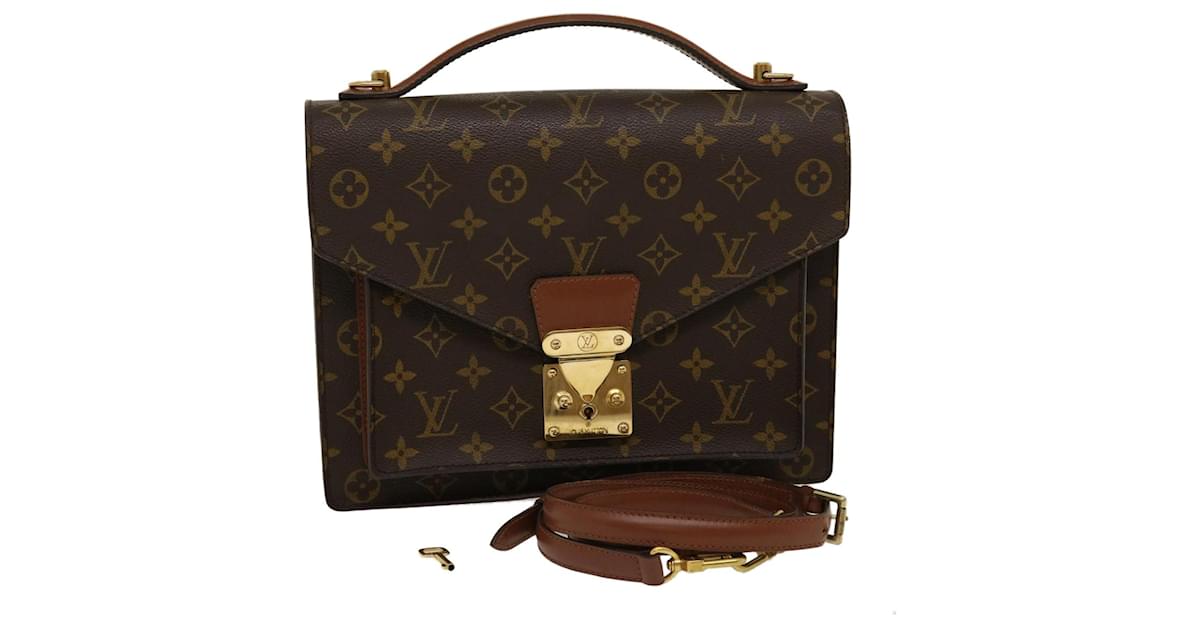 Louis Vuitton Monogram Monceau 25 Hand Bag M51185 LV Auth 44713 Cloth  ref.960897 - Joli Closet