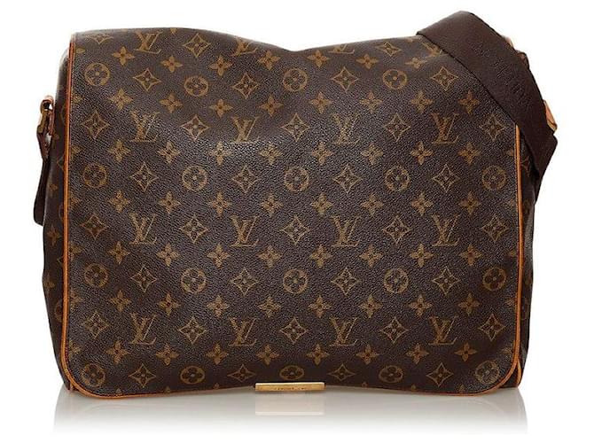 Louis Vuitton Monogram Abbesses Messenger Bag Brown Cloth ref.602181