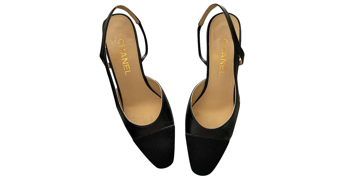 Chanel slingback 37 online