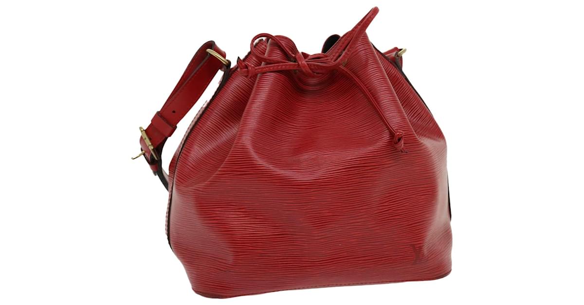 Noe Louis Vuitton Petit Noé Red Leather ref.602754 - Joli Closet