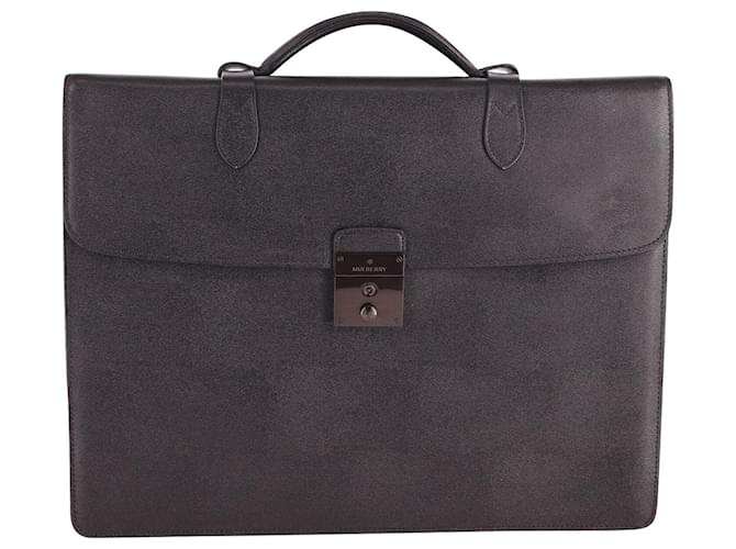 Mulberry Single Briefcase in Black Leather ref.603843 Joli Closet