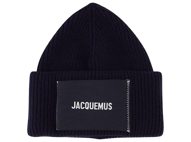 Jacquemus Berretto in lana blu Joli Closet