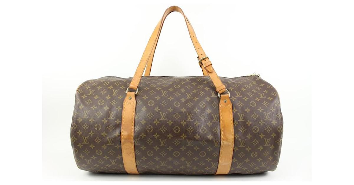 Louis Vuitton XL Monogram Sac Polochon 70 Keepall Bandouliere 64lz429s