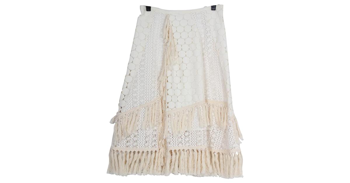 Chloe - Tinsel Fringe Skirt with side Zipper – Apricot Dreams