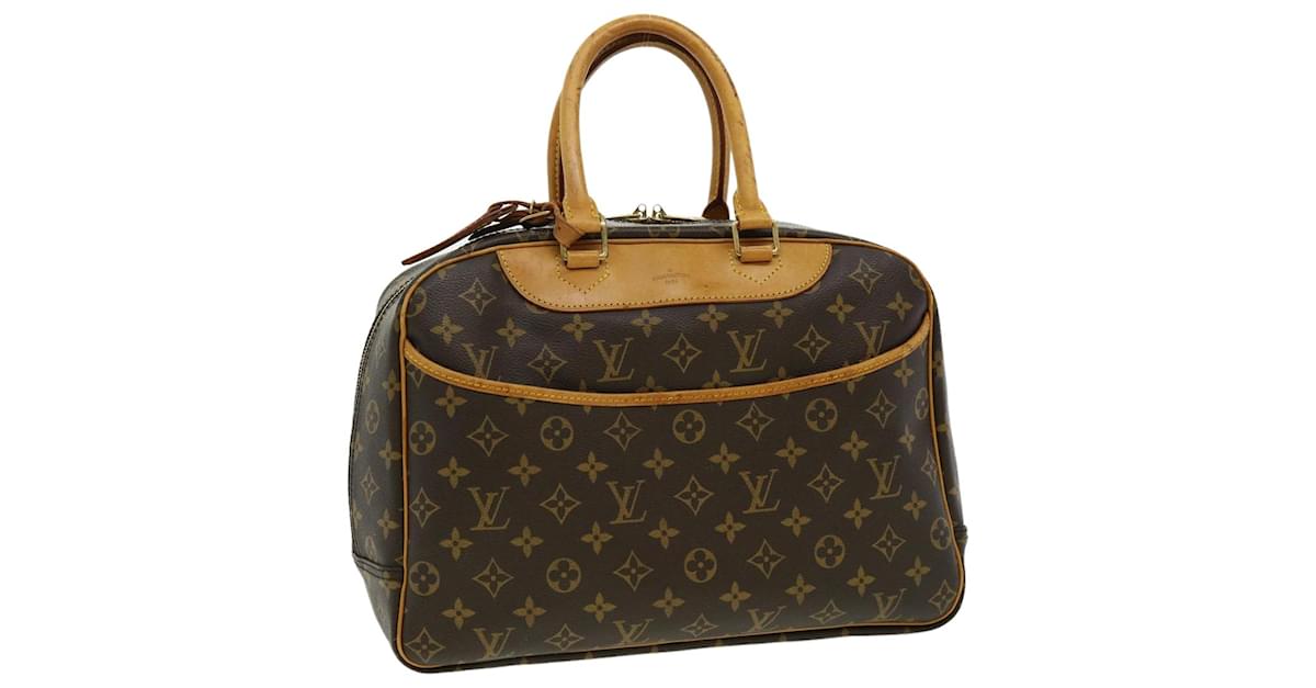 LOUIS VUITTON Monogram Deauville Hand Bag M47270 LV Auth 36857