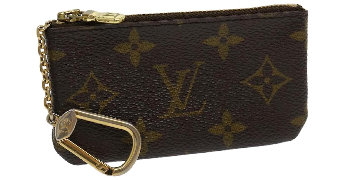 Auth LOUIS VUITTON Pochette Cles Coin Purse M62650 Monogram Canvas  #36631298