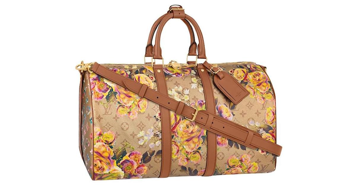 Louis Vuitton Keepall Bandouliere Bag Limited Edition Garden