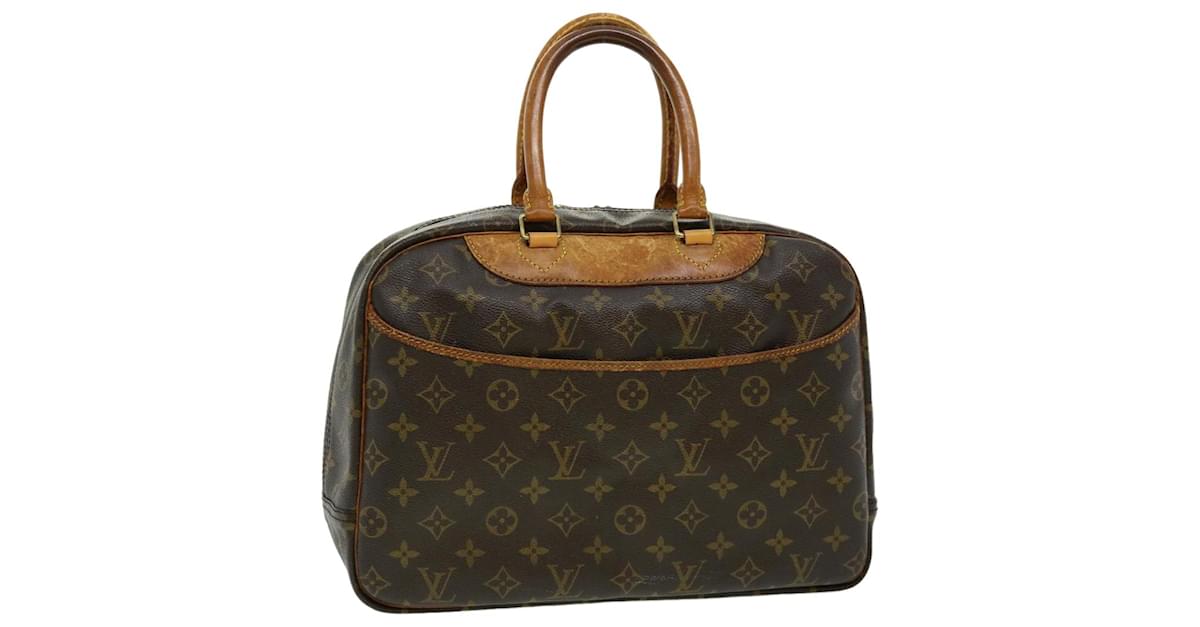 LOUIS VUITTON Monogram Deauville Hand Bag M47270 LV Auth bs1516