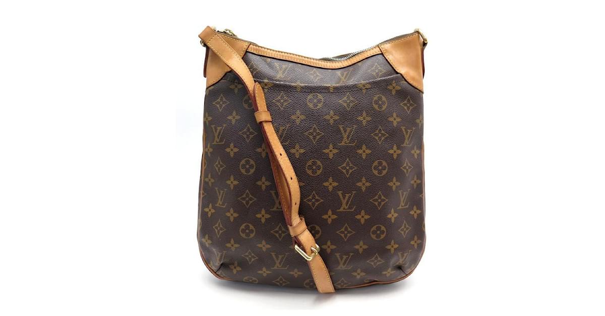 LOUIS VUITTON ODEON MM M HANDBAG56389 MONOGRAM BAG CANVAS STRAP