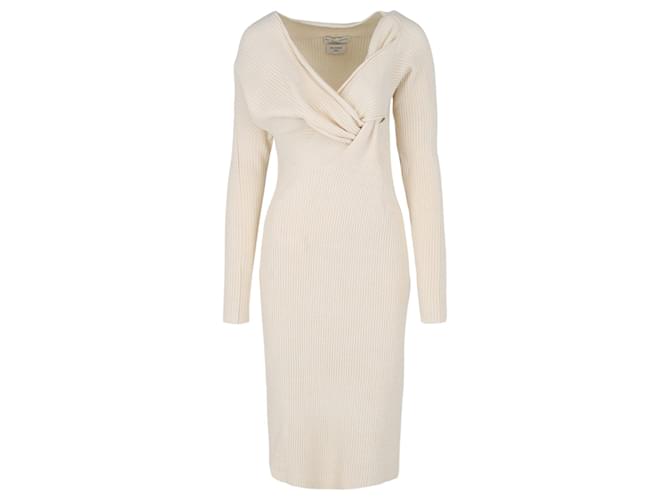 Bottega Veneta Knit Midi Dress White ref.JC611634 (Sold) - Joli Closet