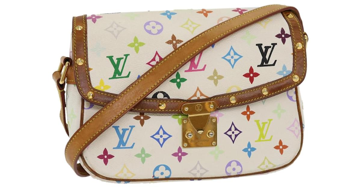 LOUIS VUITTON Monogram Multicolor Sologne Shoulder Bag White M92661 auth  30656 ref.613696 - Joli Closet