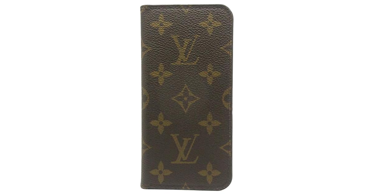 Capa iphone Louis Vuitton Marrom Lona ref.304678 - Joli Closet