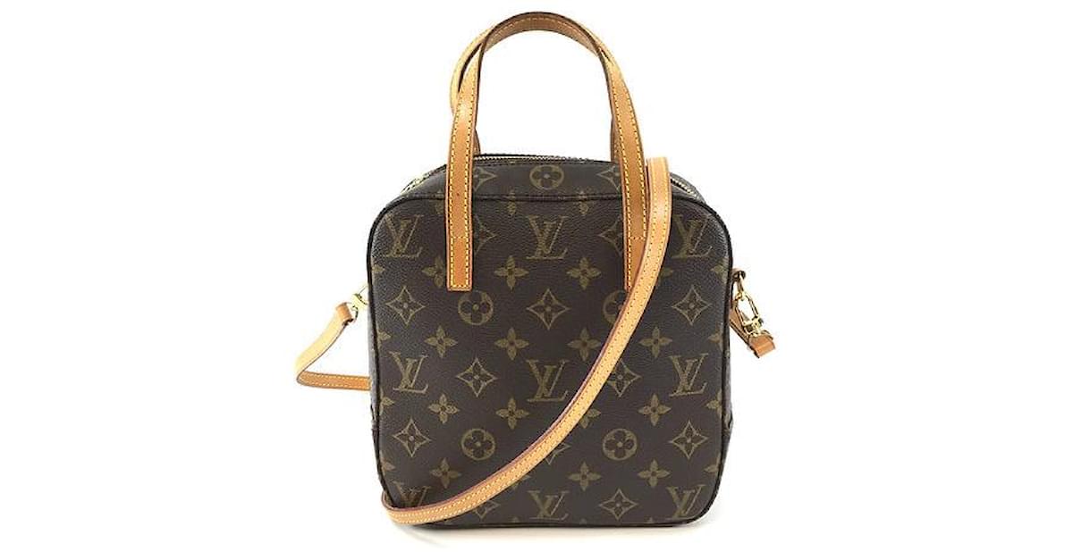 Louis Vuitton Spontini Rare Two Way Satchel Cosmetic Vanity 