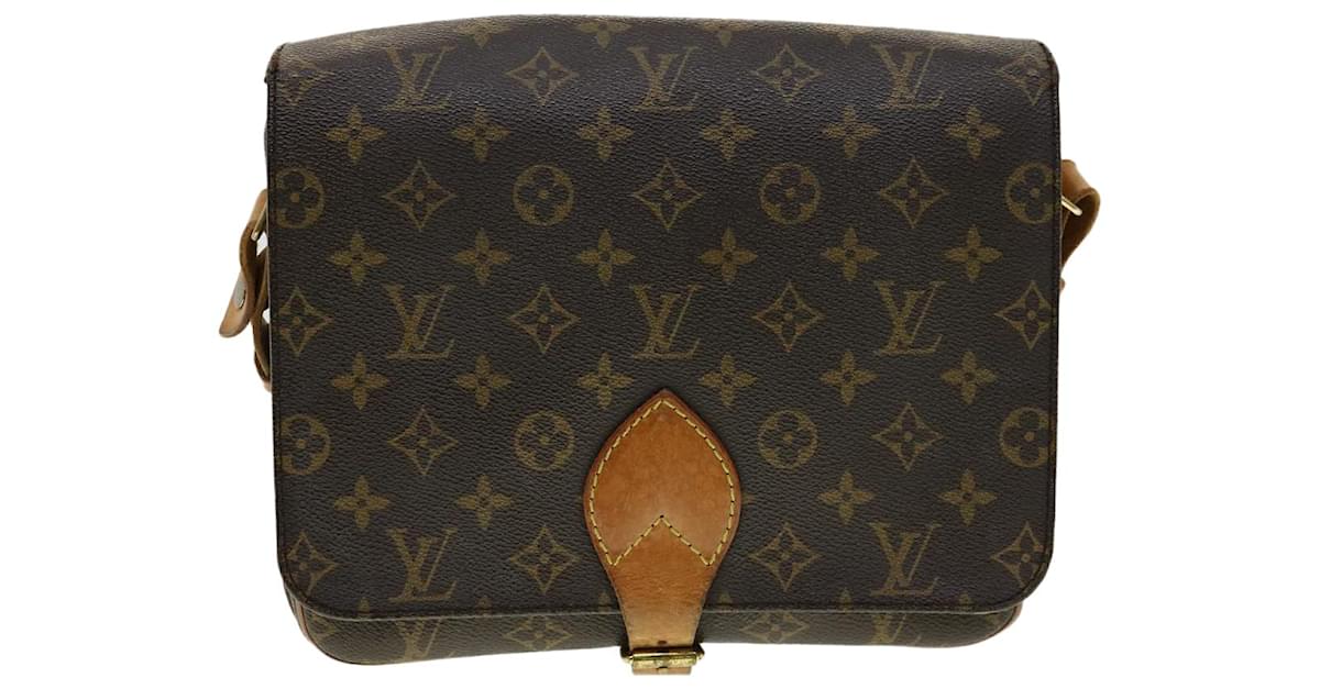 Louis Vuitton Cartouchiere Brown Cloth ref.619659 - Joli Closet
