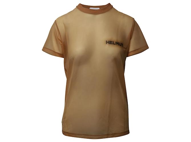 トップス 1998 helmut lang beige stripe t-shirt 1998 helmut lang beige stripe t-shirt