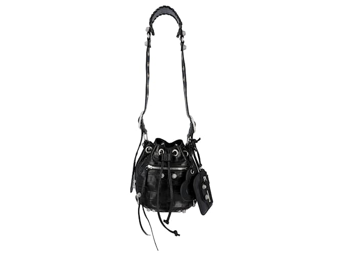 ショルダーバッグ・ポシェット BALENCIAGA Black Leather Le Cagole Xs Bucket Bag Le Cagole XS leather bucket bag in black - Balenciaga