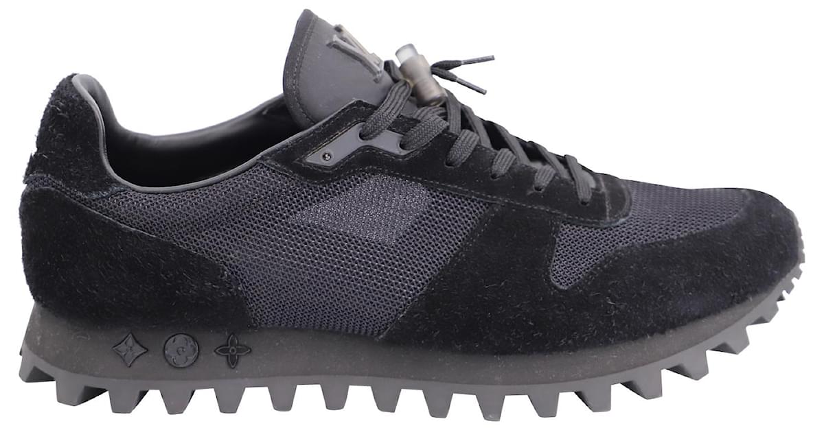 Louis Vuitton Black Suede And Mesh Runner Sneakers Size 41 Louis Vuitton |  The Luxury Closet