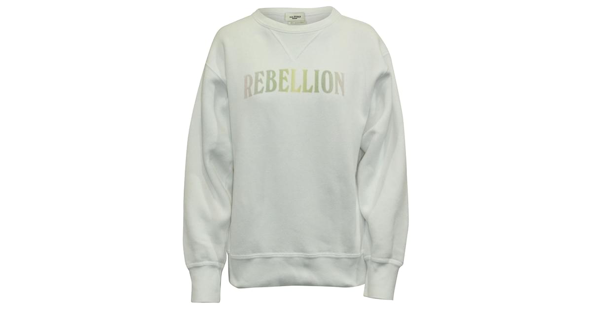 Isabel Marant Etoile Erise Sweatshirt in White Cotton ref.622920 Joli Closet