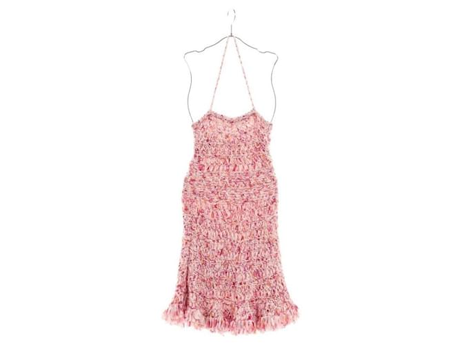 Christian Dior Christian Dior Dress One Piece Halter Neck Silk Pink  Multicolor (Sold) - Joli Closet
