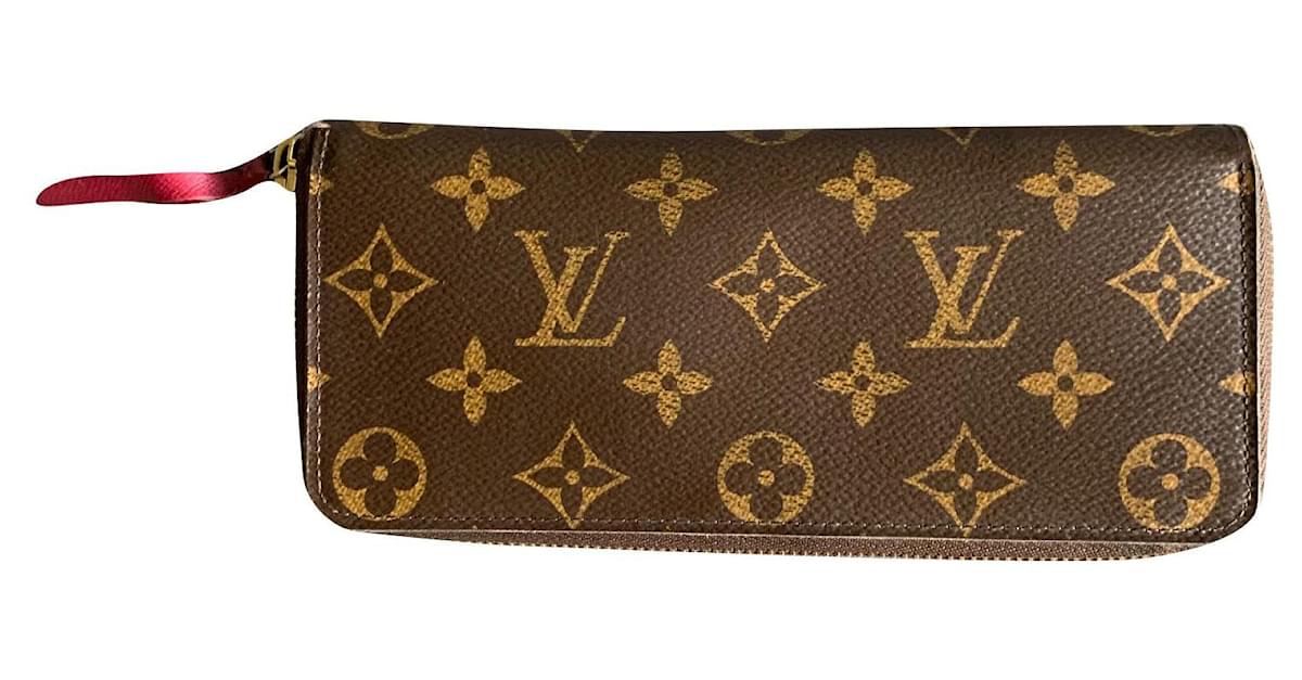 Clemence Cloth Wallet Louis Vuitton Red In Cloth