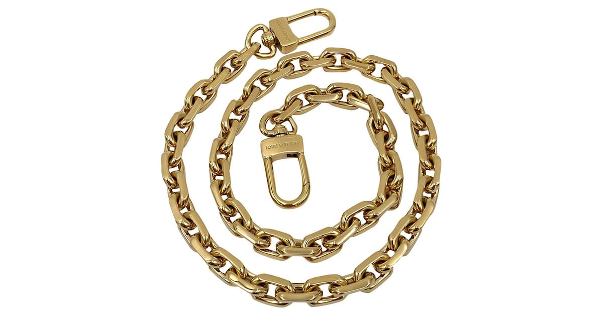 LOUIS VUITTON Chain Shoulder Strap Gold 1294141