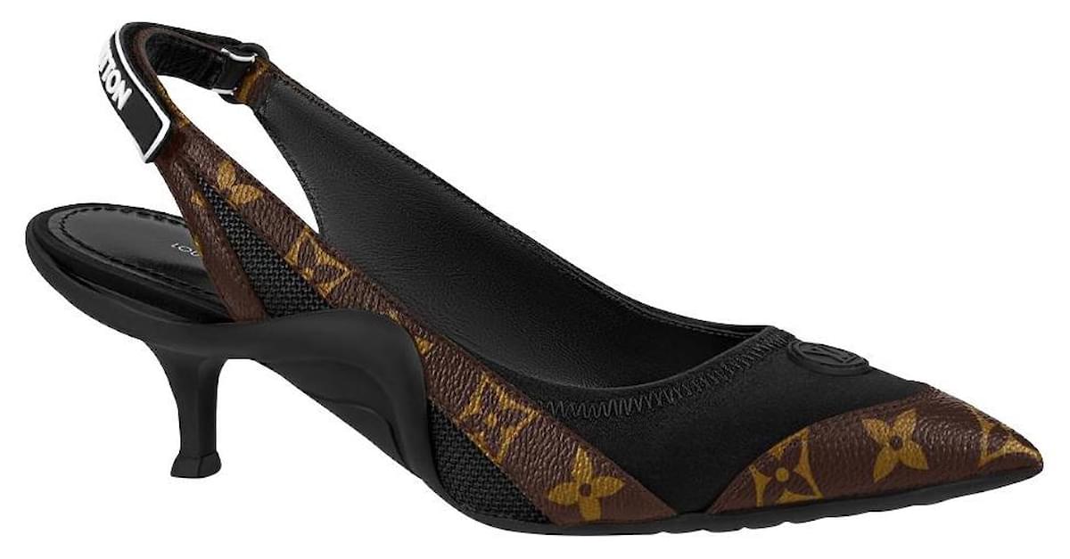Louis Vuitton Pattern Print Archlight Slingback Sandals