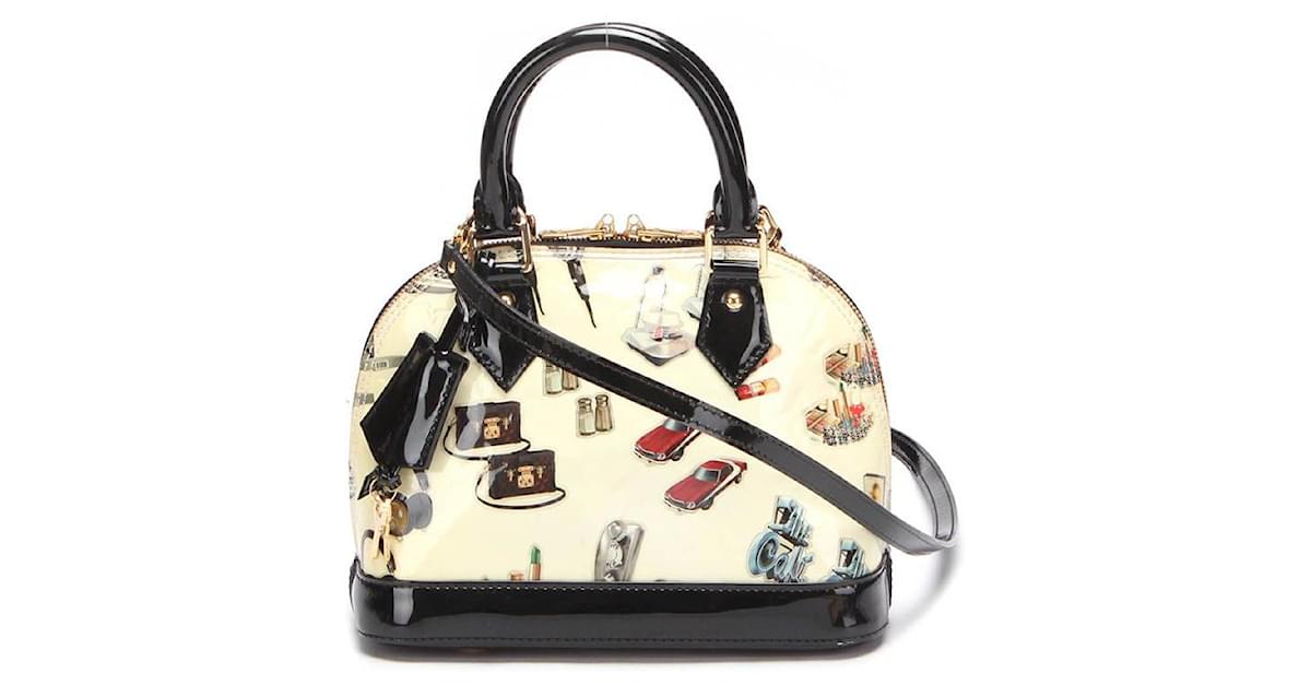 Louis Vuitton Monogram Vernis Sticker Alma BB w/Strap Multiple colors  Leather Patent leather ref.597213 - Joli Closet