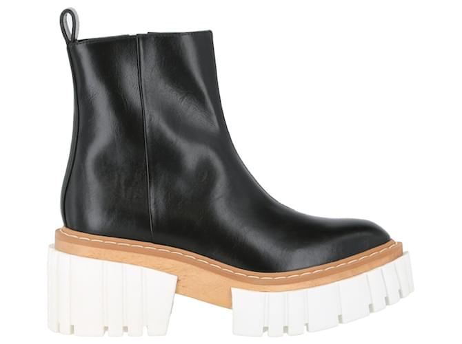 Stella McCartney Girls Star Ankle Boots in Black