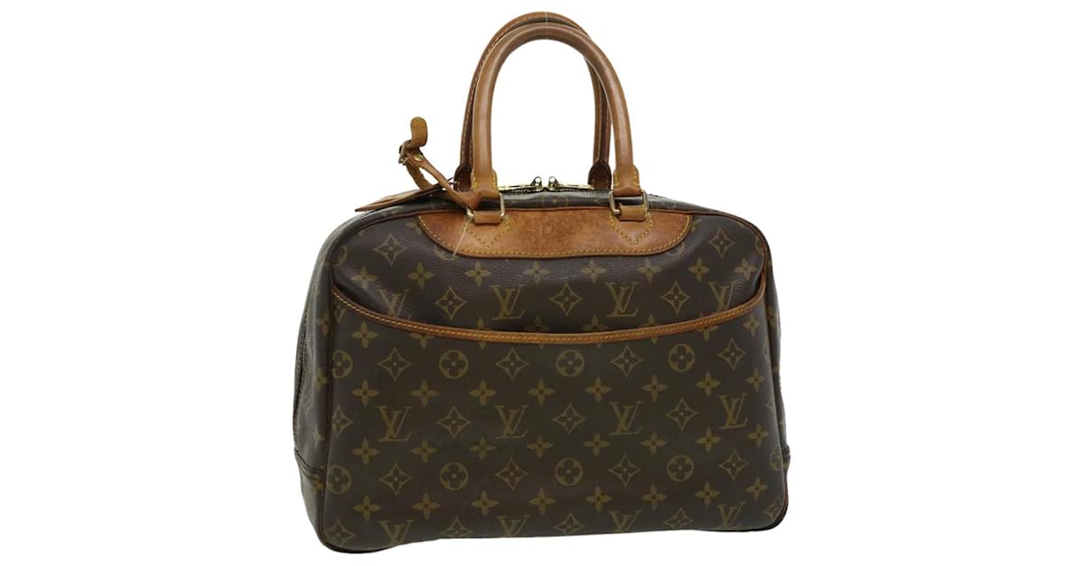 Louis Vuitton Monogram Deauville Hand Bag M47270 LV Auth 37431