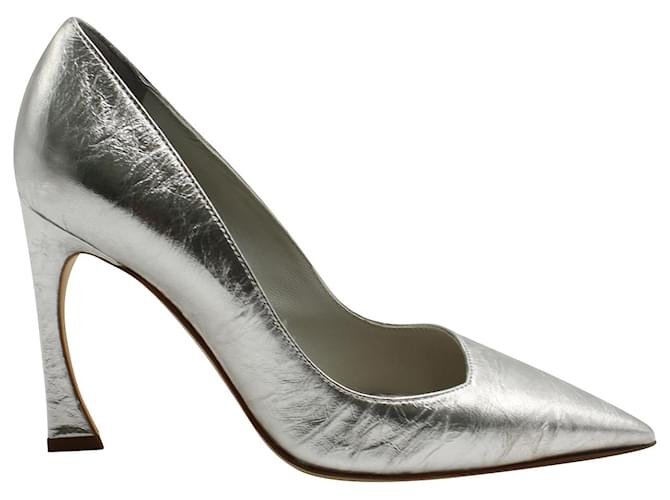 靴 Christian dior silver pumps CHRISTIAN DIOR Silver Pumps - ARMADIO