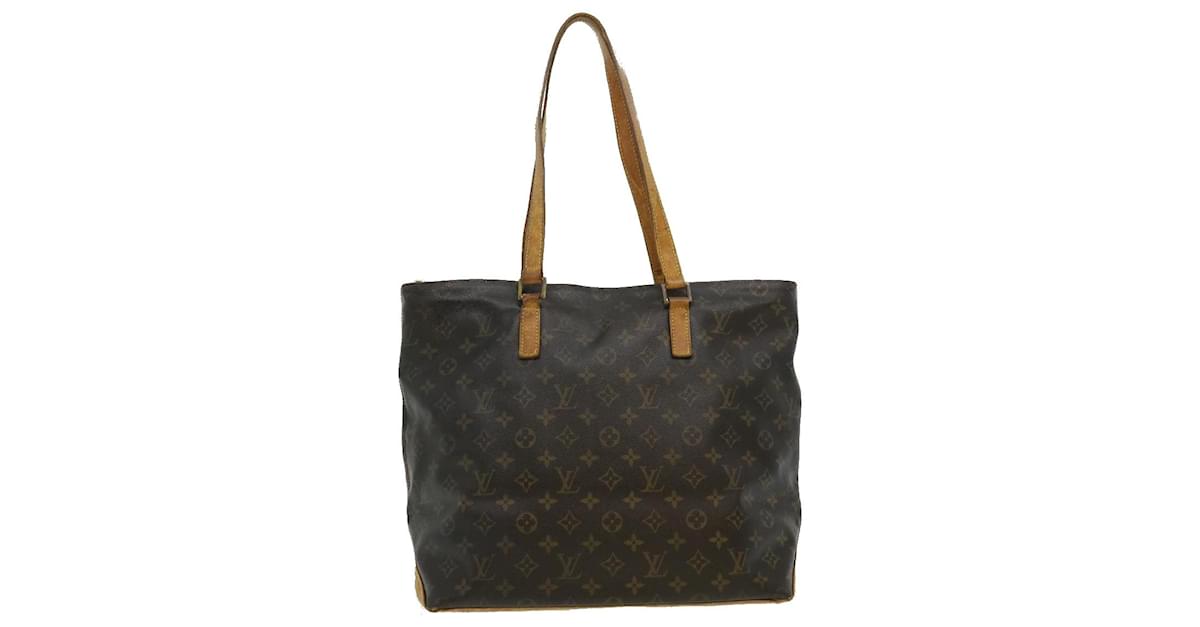 LOUIS VUITTON Monogram Cabas Mezzo Tote Bag M51151 LV Auth bs3952