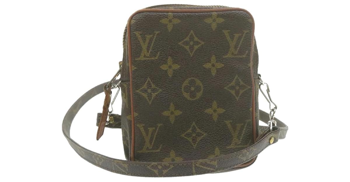 LOUIS VUITTON Monogram Mini Poche Shoulder Bag No.202 LV Auth am1338g