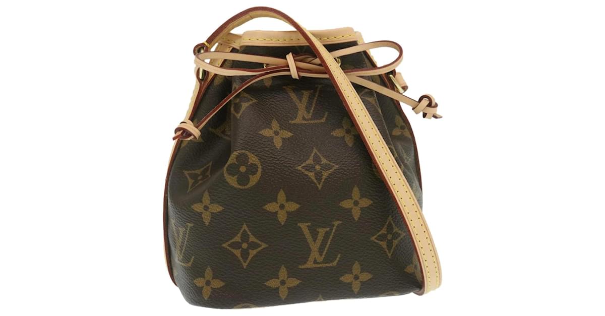 LOUIS VUITTON Monogram Nano Noe M41346 LV Auth 29563A