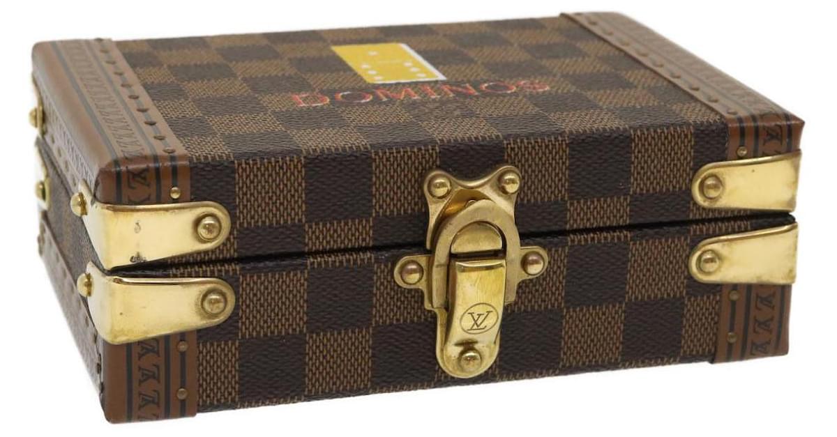 LOUIS VUITTON Damier Ebene Boite flacon Trunk N21828 LV Auth 31845A