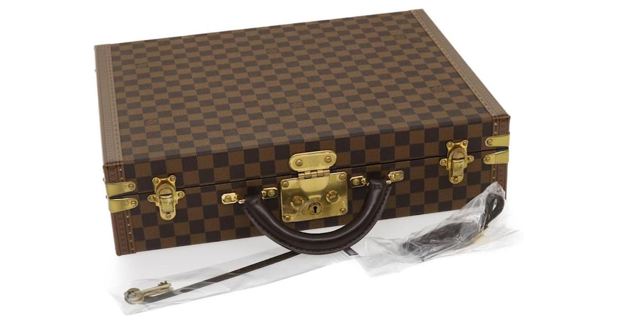 LOUIS VUITTON Damier Ebene Boite flacon Trunk N21828 LV Auth 31845A