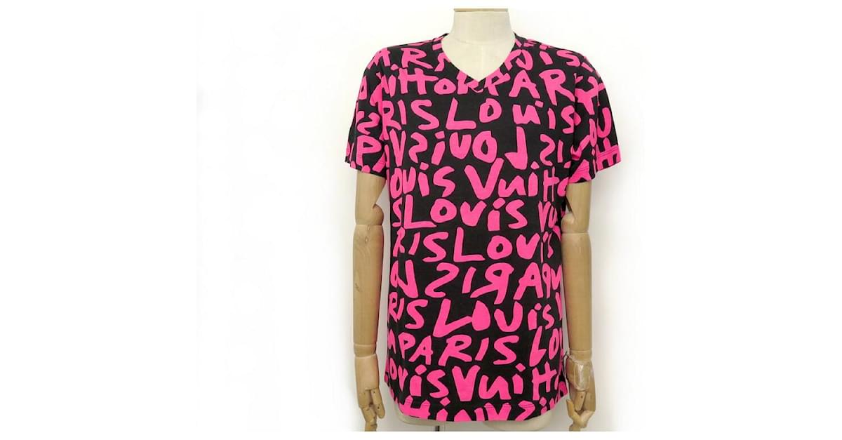 Louis Vuitton x Steven Sprouse Logo T-Shirt - Black T-Shirts