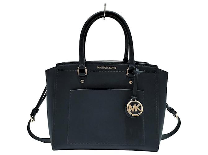 Michael Kors Navy blue Leather ref.637367 - Joli Closet