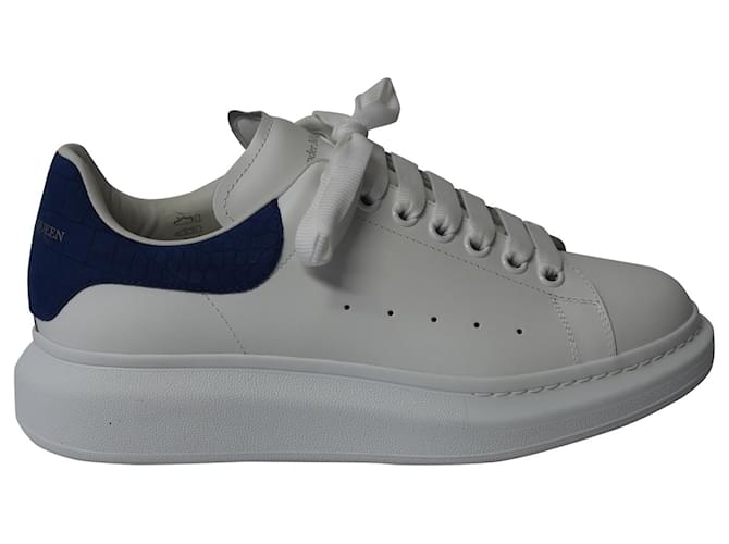 Alexander McQueen Larry Oversized Sneakers in White Leather