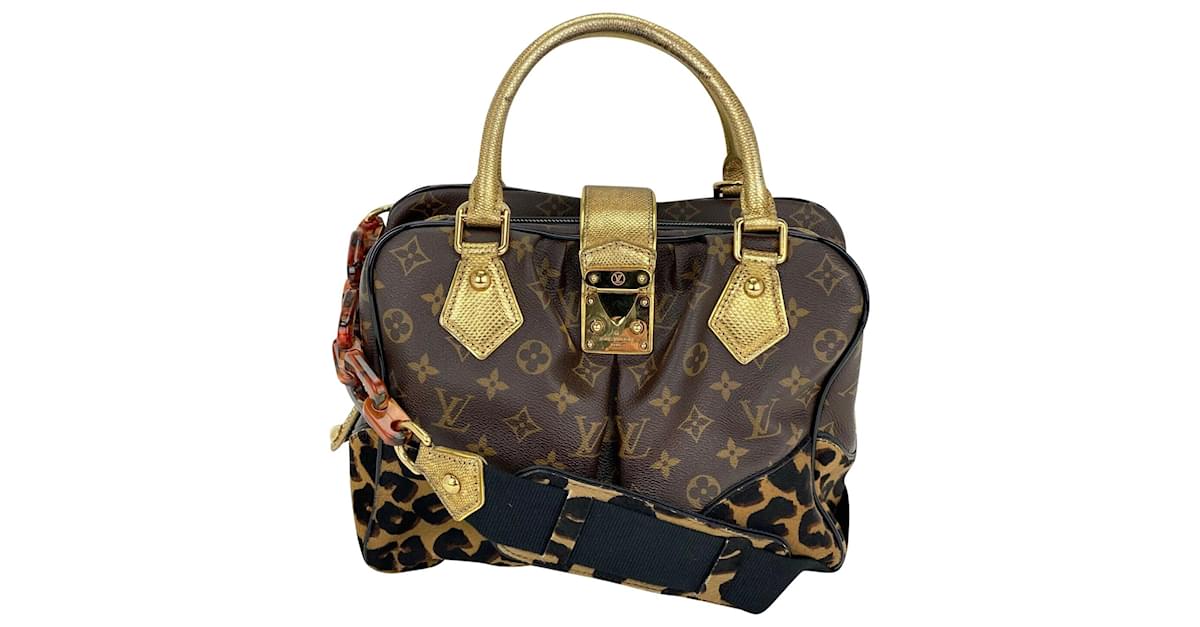 Louis Vuitton Bag Limited Edition Adele Monogram Leopard Snake Trim  Shouldera860 Leather ref.639139 - Joli Closet
