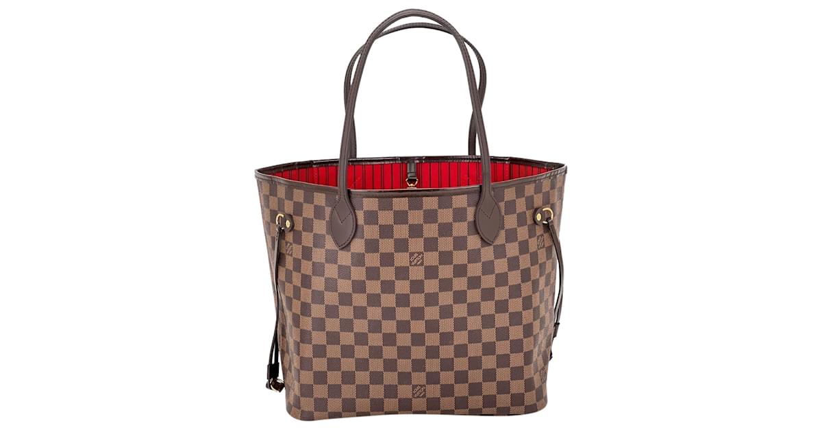 Louis Vuitton Louis Vuitton Bag Neverfull Mm Damier Ebene Canvas Tote Added  Insert N41358 C114 Leather ref.639166 - Joli Closet