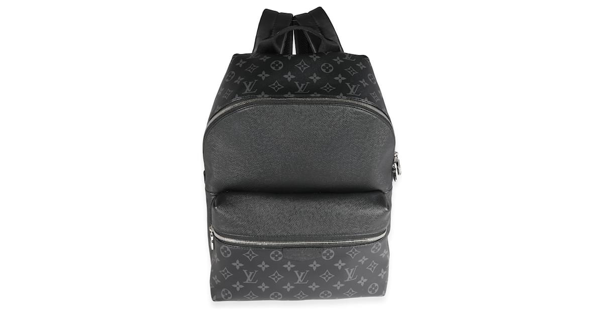 Louis Vuitton Black Monogram Eclipse & Taiga Discovery Backpack ref.639418  - Joli Closet