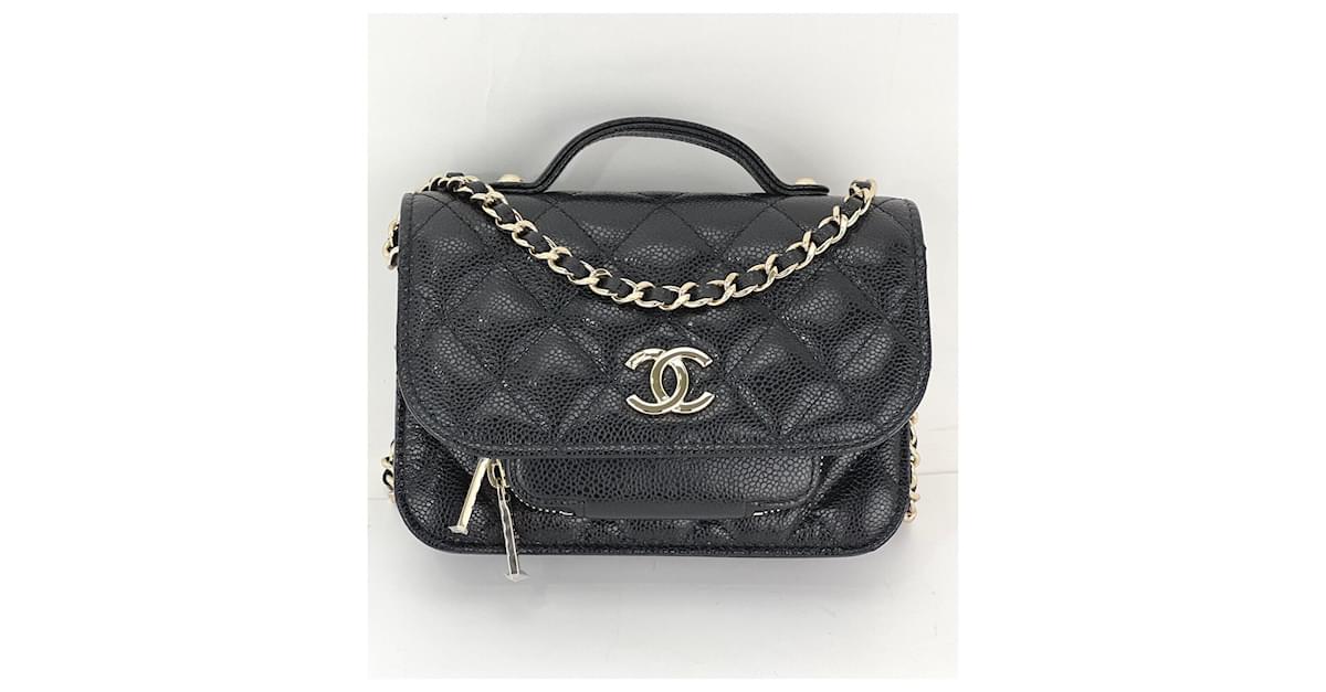 Chanel Micro Business Affinity Bag Caramel Caviar Light Gold Hardware –  Madison Avenue Couture