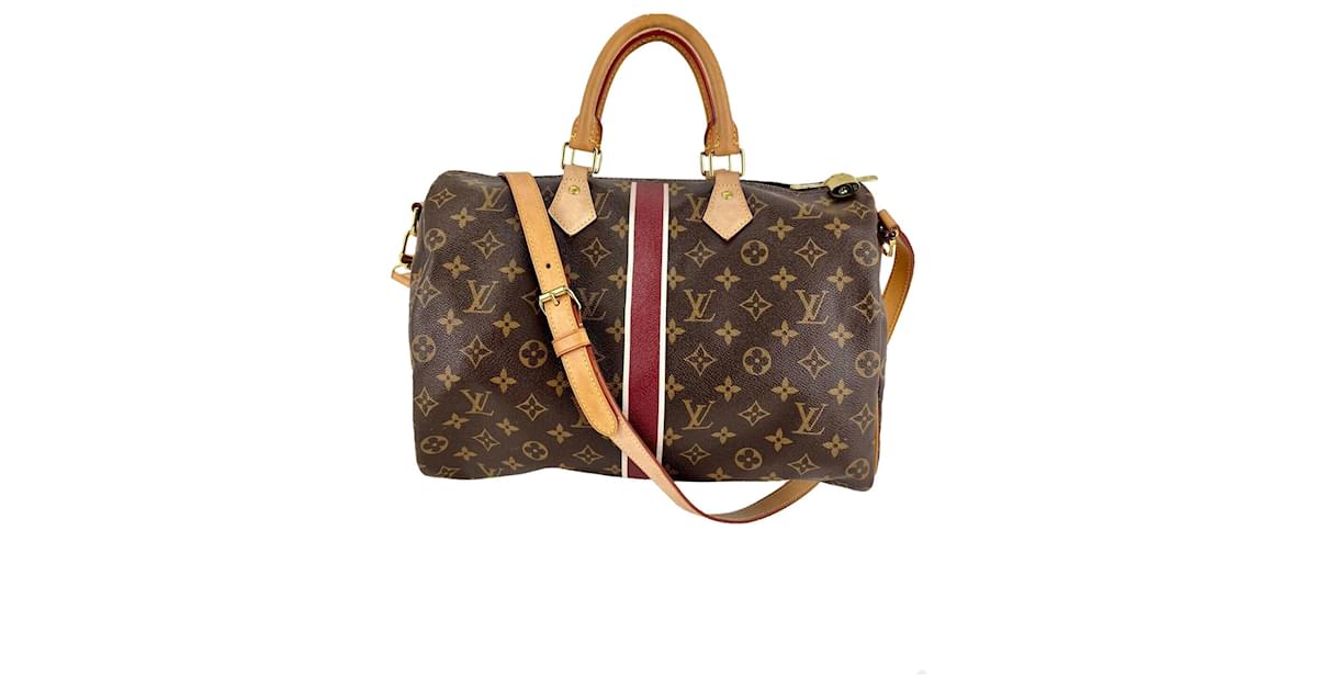 Louis Vuitton, Bags, Authentic Louis Vuitton Speedy 35 Lv Heritage