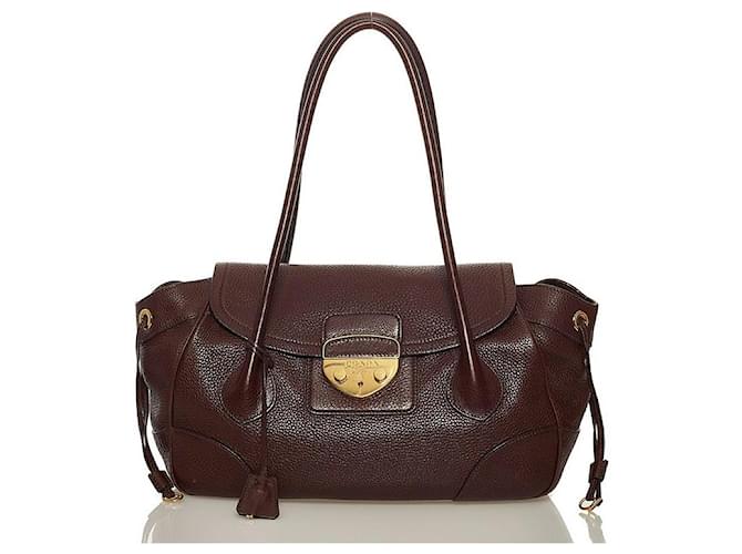 バッグ PRADA sound lock hand bag mini leather バッグ PRADA sound lock hand bag mini leather Prada Sound Lock