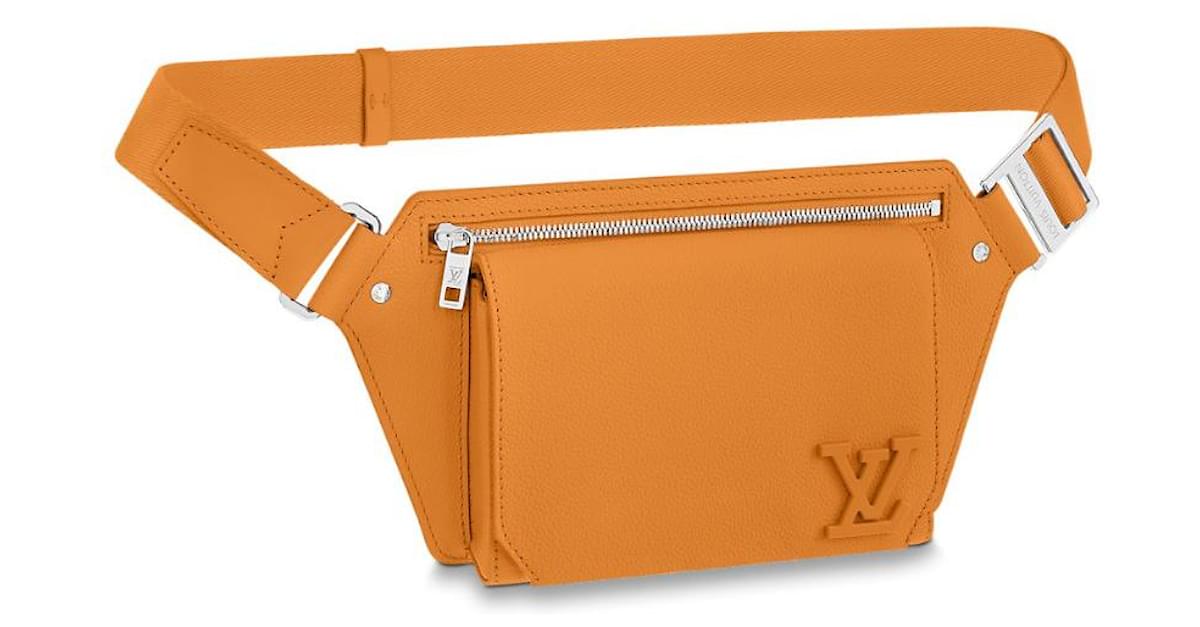 Louis Vuitton LV Sling bag Aerogram Saffron Yellow Leather ref.654251 ...